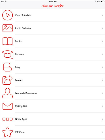 Fine Art-Tips Mobile App
